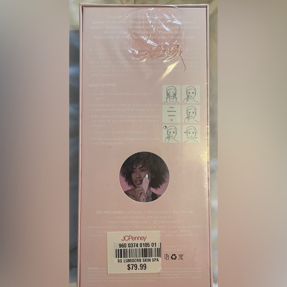 NWT Skin Gym LumiScrub Skin Spatula Ultrasonic Cleansing & Exfoliating Wand New - Picture 2 of 2
